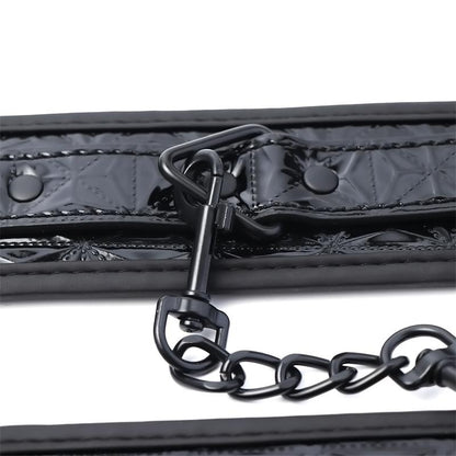 BLACK SAPPHIRE - ESPOSAS PARA TOBILLO AJUSTABLE SAPPHIRE CUERO VEGANO