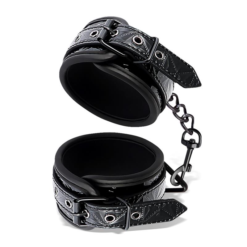 BLACK SAPPHIRE - ESPOSAS PARA TOBILLO AJUSTABLE SAPPHIRE CUERO VEGANO