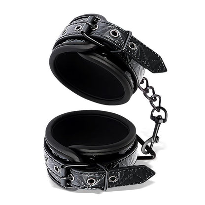 BLACK SAPPHIRE - ESPOSAS PARA TOBILLO AJUSTABLE SAPPHIRE CUERO VEGANO