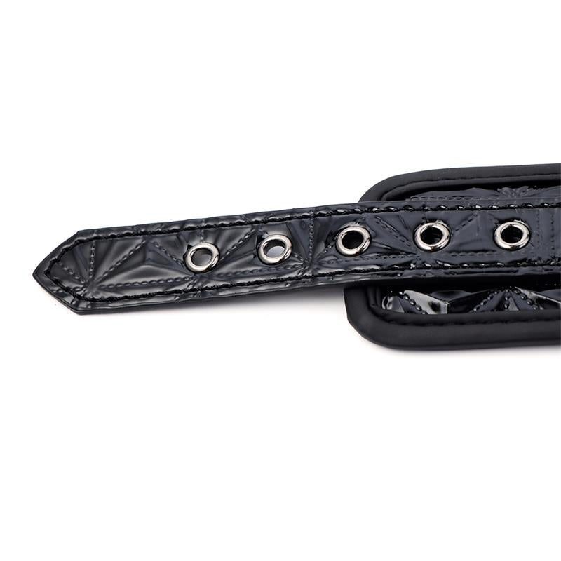 BLACK SAPPHIRE - ESPOSAS PARA TOBILLO AJUSTABLE SAPPHIRE CUERO VEGANO