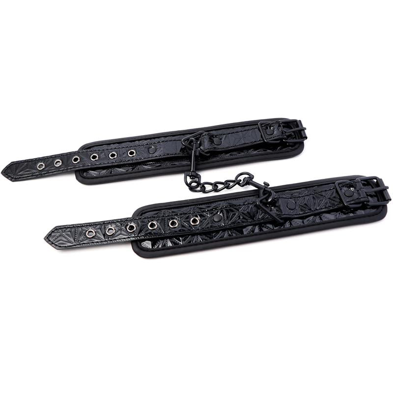 BLACK SAPPHIRE - ESPOSAS PARA TOBILLO AJUSTABLE SAPPHIRE CUERO VEGANO