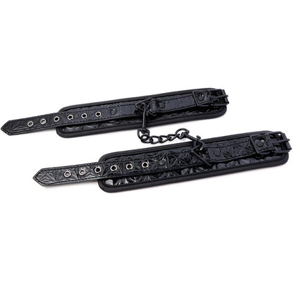 BLACK SAPPHIRE - ESPOSAS PARA TOBILLO AJUSTABLE SAPPHIRE CUERO VEGANO