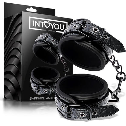 BLACK SAPPHIRE - ESPOSAS PARA TOBILLO AJUSTABLE SAPPHIRE CUERO VEGANO