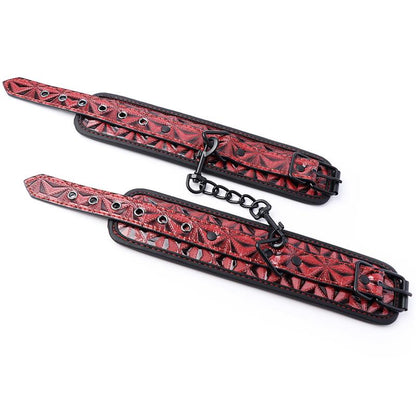 DIAMOND LINE - ESPOSAS PARA TOBILLOS ACOLCHADAS AJUSTABLE DIAMOND CUERO VEGANO