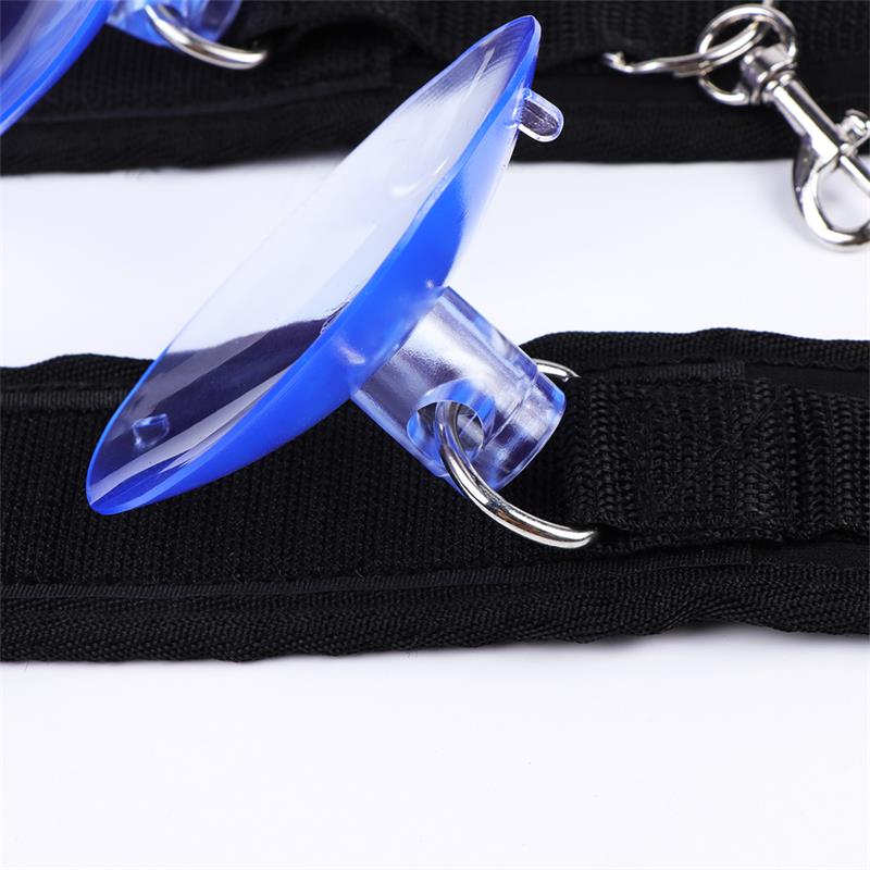 LATETOBED BDSM LINE - ESPOSAS PARA TOBILLOS AJUSTABLES CON VENTOSA