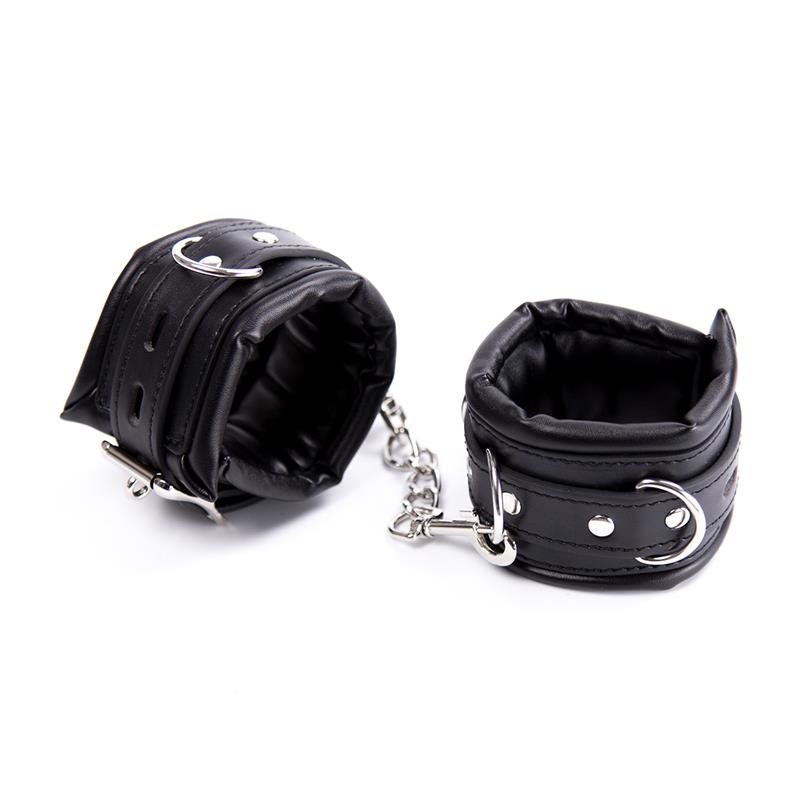 LATETOBED BDSM LINE - ESPOSAS PARA TOBILLOS NEGRO