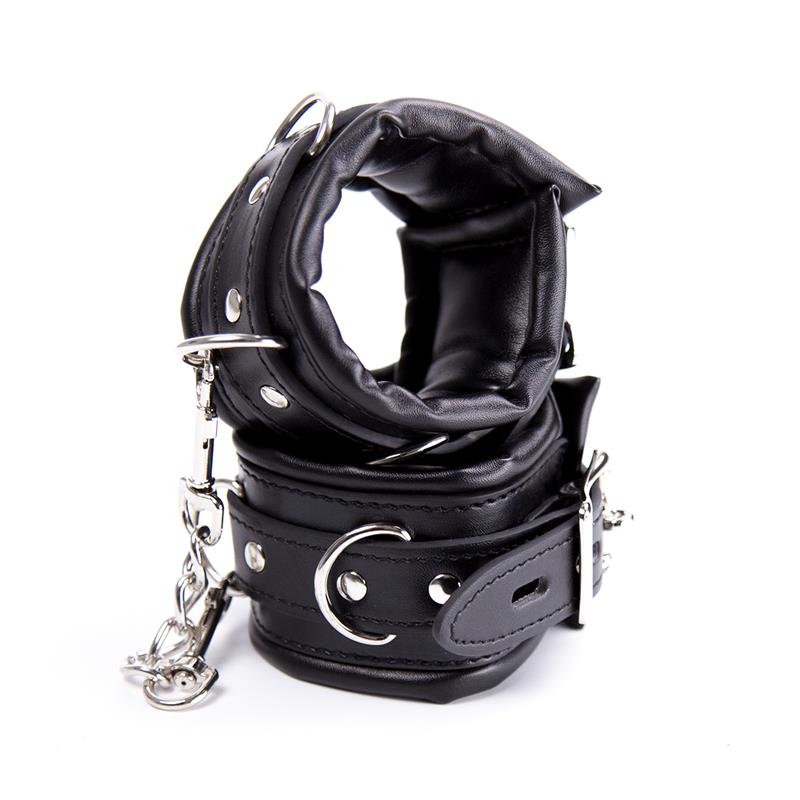 LATETOBED BDSM LINE - ESPOSAS PARA TOBILLOS NEGRO