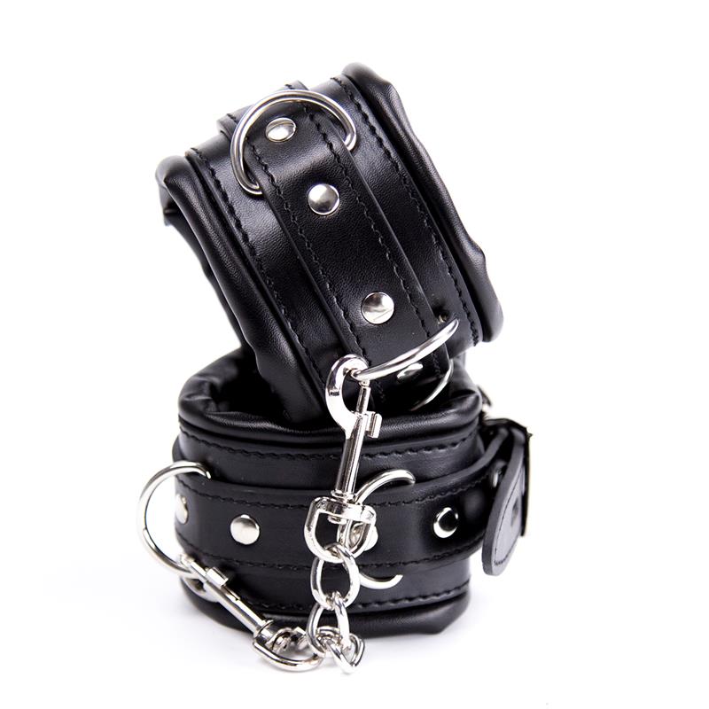 LATETOBED BDSM LINE - ESPOSAS PARA TOBILLOS NEGRO