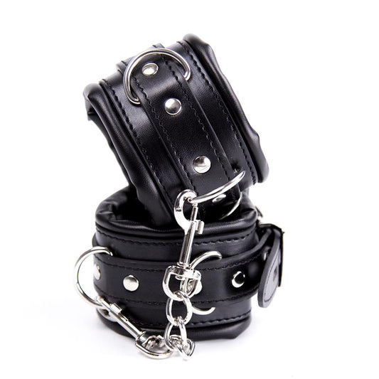 LATETOBED BDSM LINE - ESPOSAS PARA TOBILLOS NEGRO