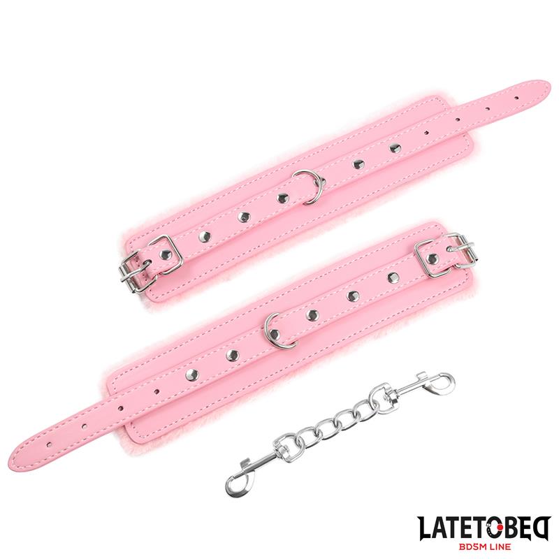 LATETOBED BDSM LINE - ESPOSAS PELUCHE PREMIUM ROSA