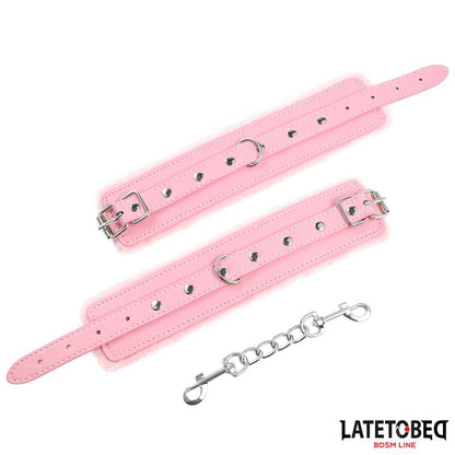 LATETOBED BDSM LINE - ESPOSAS PELUCHE PREMIUM ROSA