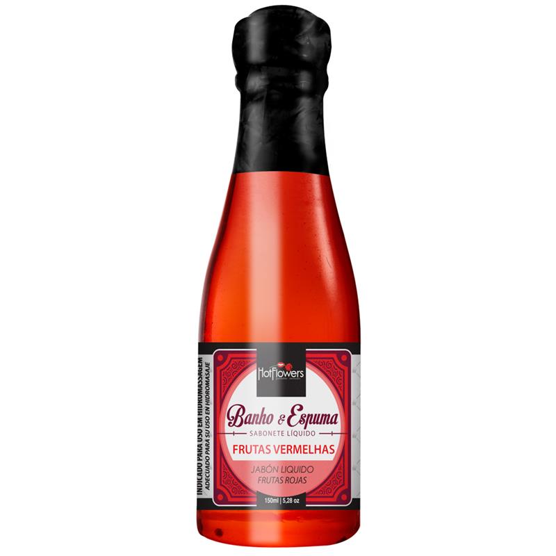 HOT FLOWERS - ESPUMA BAÑO FRUTOS ROJOS 150 ML