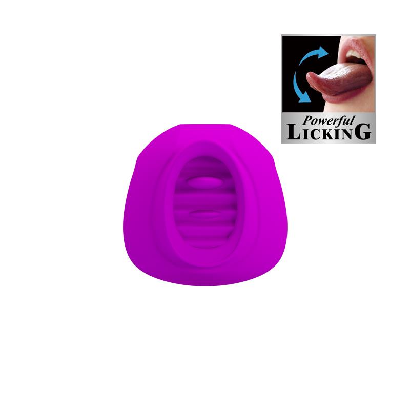 PRETTYLOVE - ESTELLE ESTIMULADOR DE LENGUA USB PÚRPURA