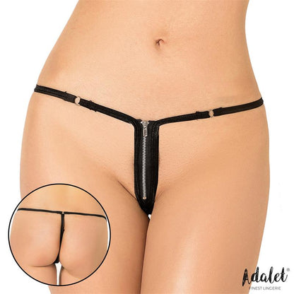 ADALET LINGERIE - ESTHER TANGA CON CREMALLERA