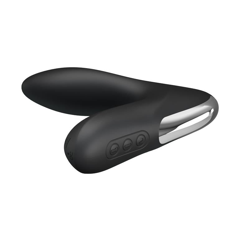 PRETTYLOVE - ESTIMLADOR ANAL INFLABLE LEONARD SILICONA USB NEGRO