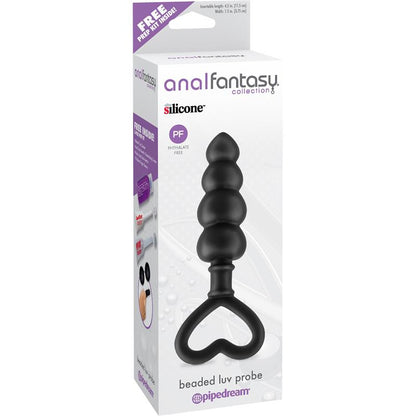 ANAL FANTASY COLLECT. - ESTIMULADOR ANAL BEADED LUV PROBE NEGRO