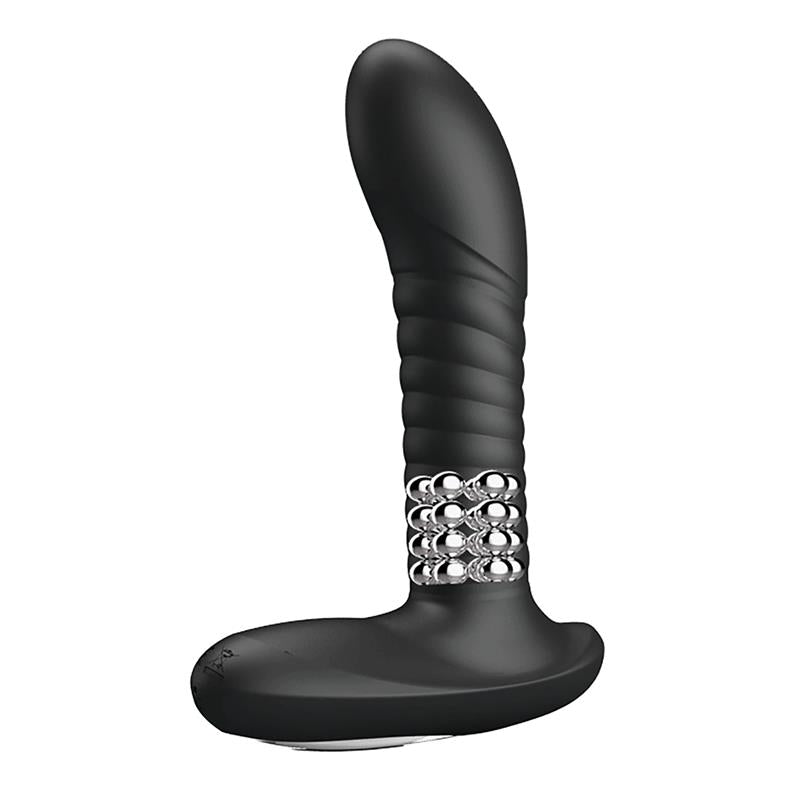 PRETTYLOVE - ESTIMULADOR ANAL CON BOLAS INTERNAS Y ROTACIÓN
