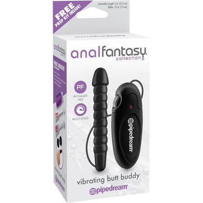 ANAL FANTASY COLLECT. - ESTIMULADOR ANAL CON VIBRACIÓN BUTT BUDDY NEGRO