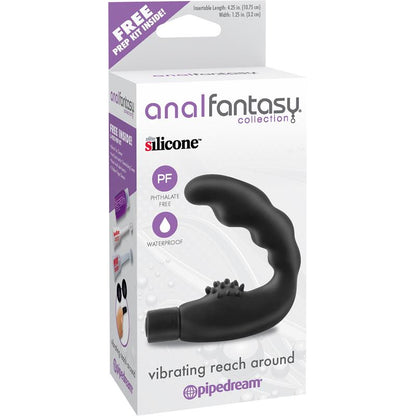 ANAL FANTASY COLLECT. - ESTIMULADOR ANAL CON VIBRACIÓN COLOR NEGRO