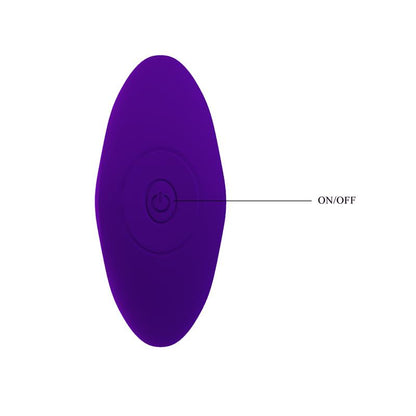 PRETTYLOVE - ESTIMULADOR ANAL CON VIBRACIÓN PÚRPURA