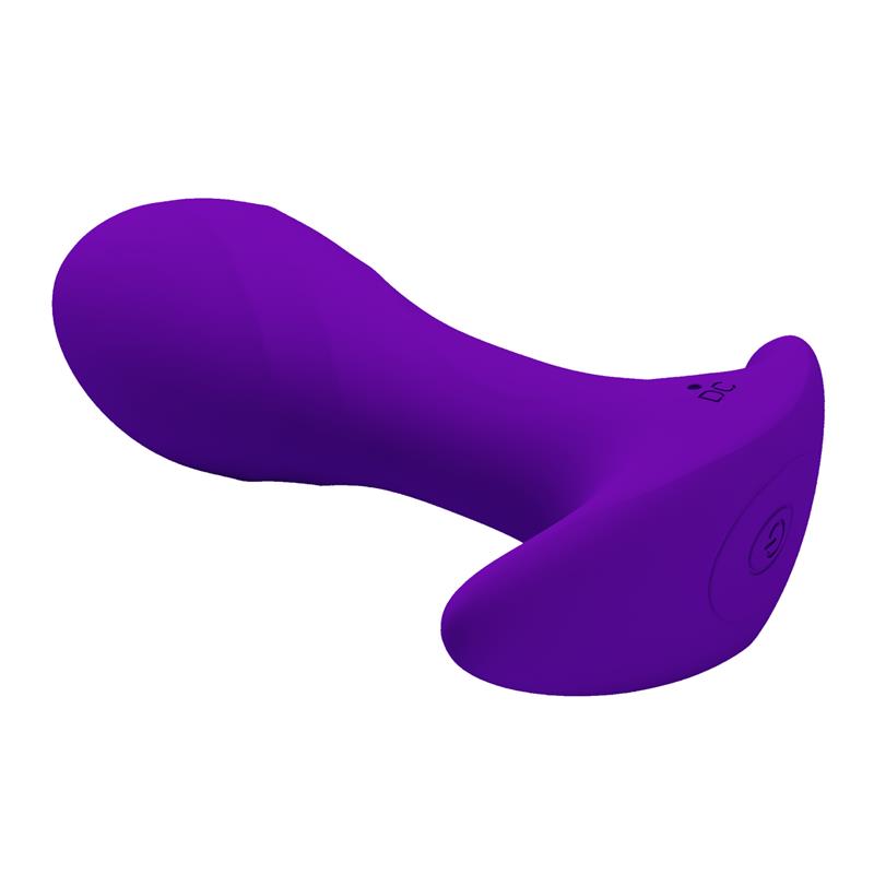 PRETTYLOVE - ESTIMULADOR ANAL CON VIBRACIÓN PÚRPURA
