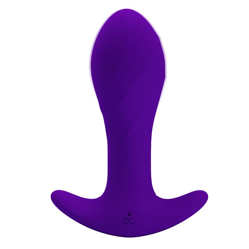 PRETTYLOVE - ESTIMULADOR ANAL CON VIBRACIÓN PÚRPURA
