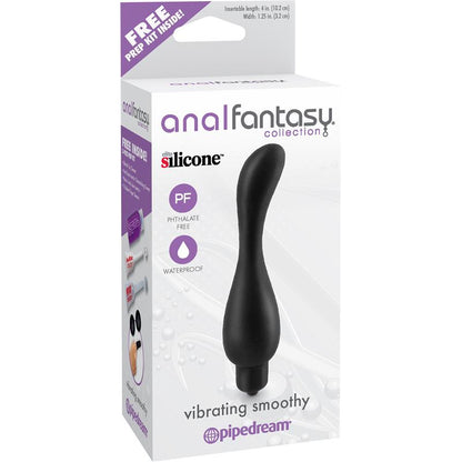 ANAL FANTASY COLLECT. - ESTIMULADOR ANAL CON VIBRACIÓN VIBRATING SMOOTHY NEGRO