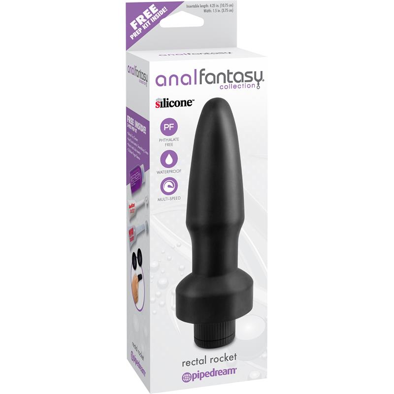 ANAL FANTASY COLLECT. - ESTIMULADOR ANAL RECTAL ROCKET PRETO