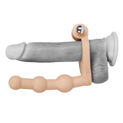 LOVETOY - ESTIMULADOR ANAL THE ULTRA SOFT BEAD 6 CON VIBRACIÓN NATURAL