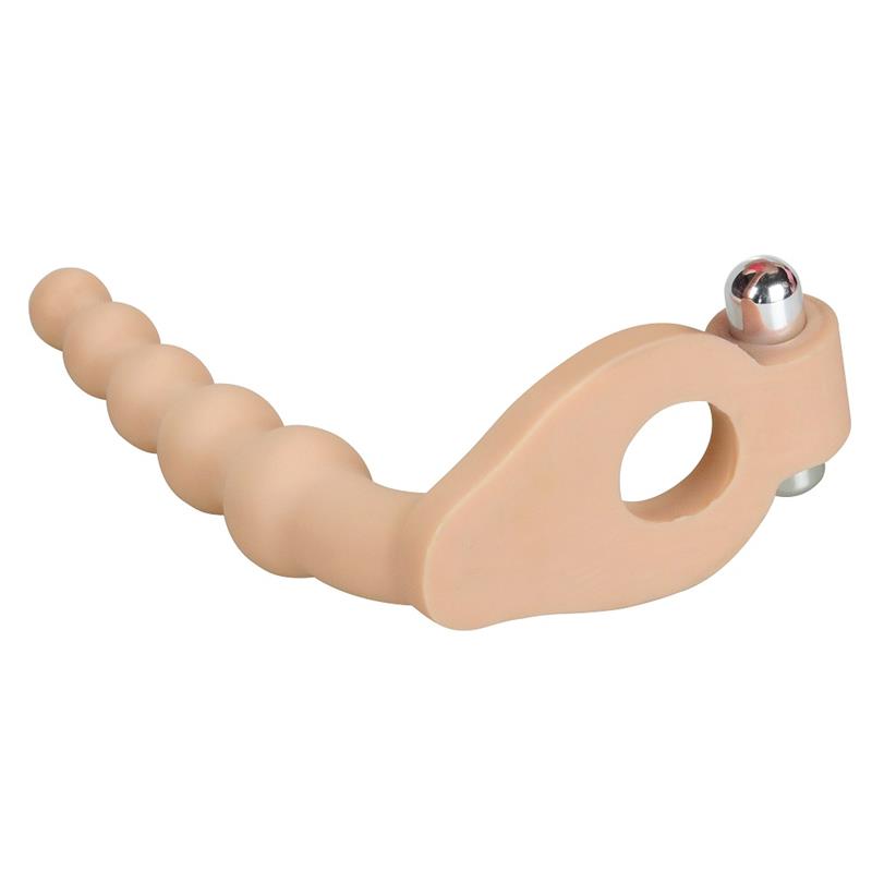 LOVETOY - ESTIMULADOR ANAL THE ULTRA SOFT BEAD 6.5 CON VIBRACIÓN NATURAL