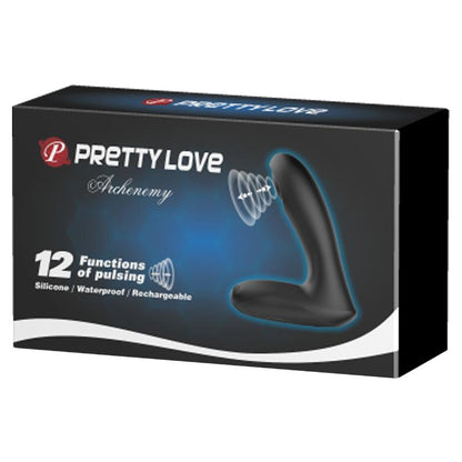PRETTYLOVE - ESTIMULADOR ANAL Y PROSTÁTICO ARCHENEMY PULSING USB SILICONA