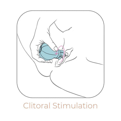 ADRIEN LASTIC - ESTIMULADOR CARESS VIBRACIÓN Y ROTACIÓN LIGHT BLUE