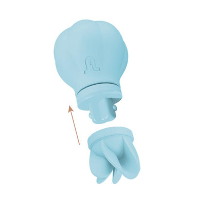 ADRIEN LASTIC - ESTIMULADOR CARESS VIBRACIÓN Y ROTACIÓN LIGHT BLUE