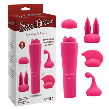 CHISA - ESTIMULADOR CON 4 CABEZALES SWEET