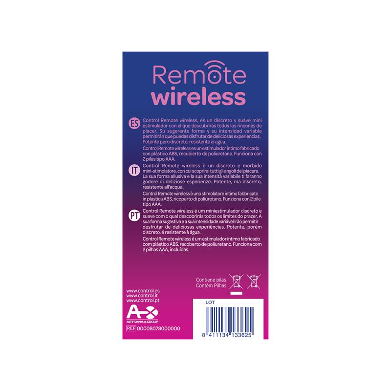 CONTROL - ESTIMULADOR CON CONTROL REMOTO