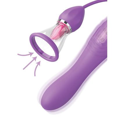 FANTASY FOR HER - ESTIMULADOR CON LENGUA, SUCCION Y VIBRACIÓN HER ULTIMATE PLEASURE MAX