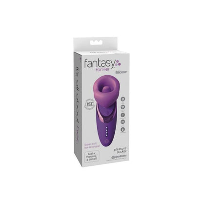 FANTASY FOR HER - ESTIMULADOR CON LENGUA, SUCCIÓN Y VIBRACIÓN PLEASURE SUCKER