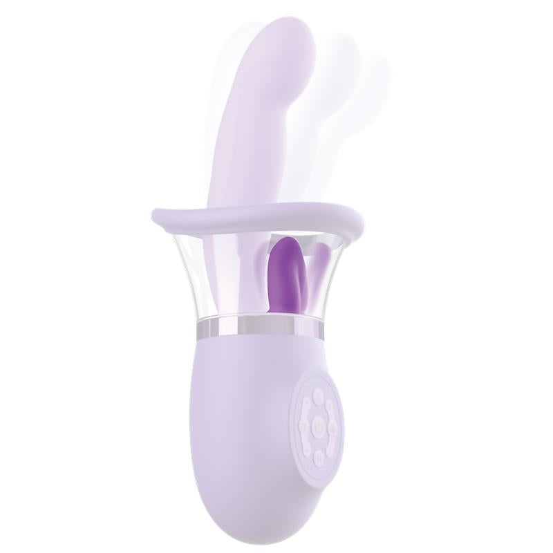 FANTASY FOR HER - ESTIMULADOR CON LENGUA Y SUCCIÓN ULTIMATE PLEASURE PRO PLUS