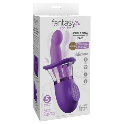 FANTASY FOR HER - ESTIMULADOR CON LENGUA Y SUCCIÓN ULTIMATE PLEASURE PRO PLUS
