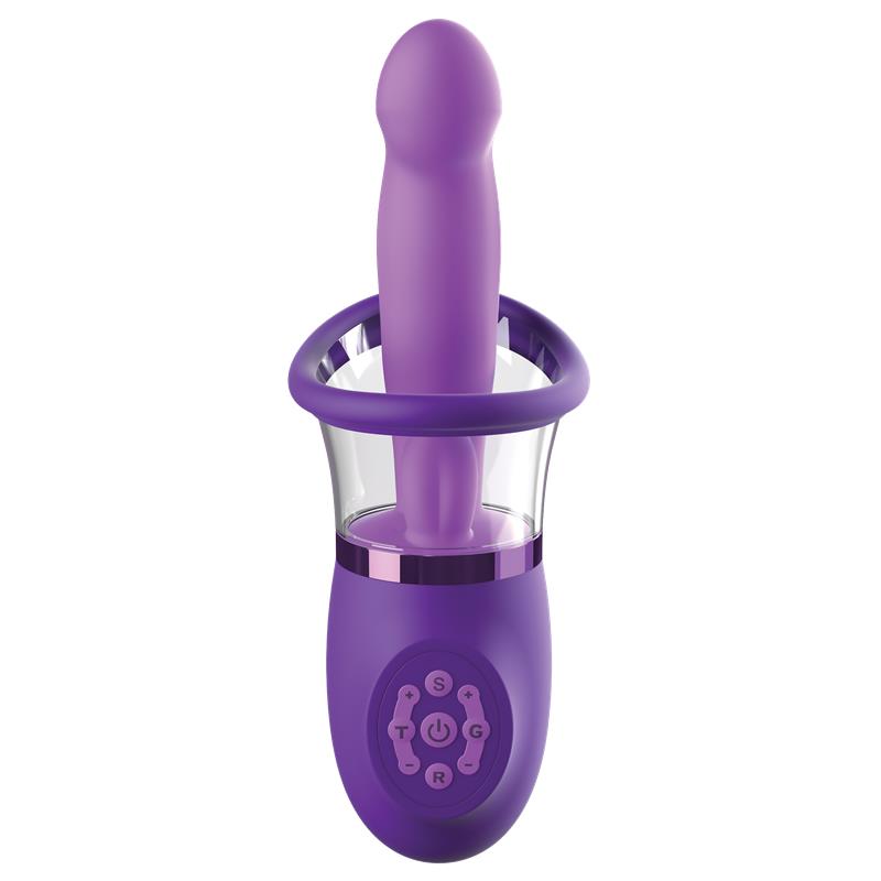 FANTASY FOR HER - ESTIMULADOR CON LENGUA Y SUCCIÓN ULTIMATE PLEASURE PRO PLUS