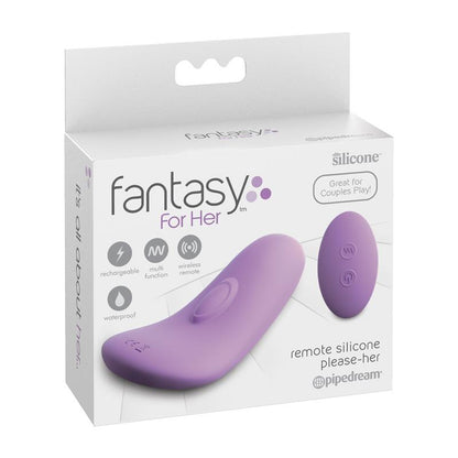 FANTASY FOR HER - ESTIMULADOR CONTROL REMOTO SILICONA PLEASE-HER