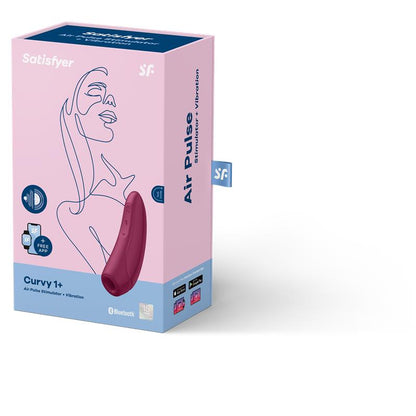 SATISFYER - ESTIMULADOR CURVY 1+ ROSE RED