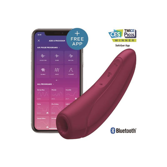 SATISFYER - ESTIMULADOR CURVY 1+ ROSE RED
