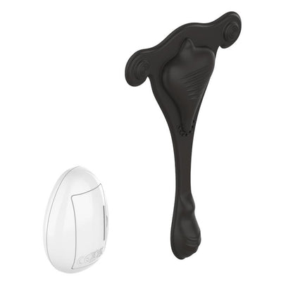 A-GUSTO - ESTIMULADOR DE BRAGUITA CON CONTROL REMOTO USB NEGRO