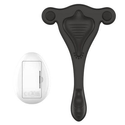 A-GUSTO - ESTIMULADOR DE BRAGUITA CON CONTROL REMOTO USB NEGRO