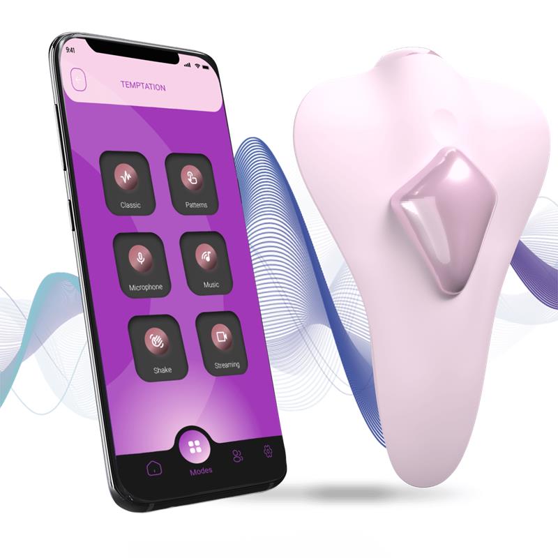 ADRIEN LASTIC - ESTIMULADOR DE BRAGUITA TEMPTATION CON APP
