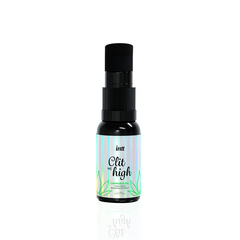 INTT - ESTIMULADOR DE CLÍTORIS CLIT ME HIGH CON ACEITE DE CANNABIS