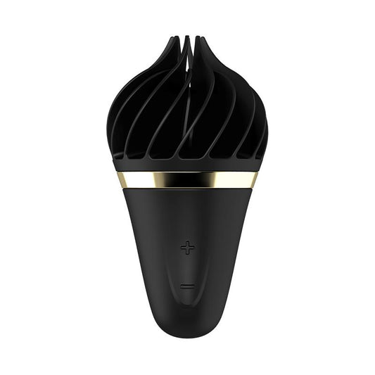 SATISFYER - ESTIMULADOR DE CLÍTORIS LAYONS NEGRO/ORO