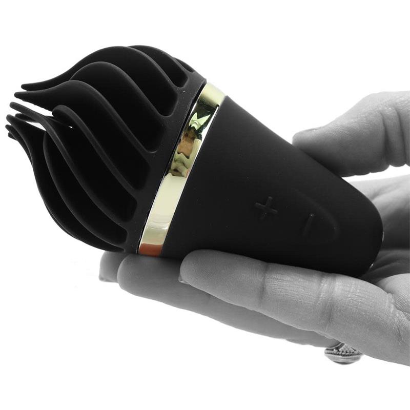 SATISFYER - ESTIMULADOR DE CLÍTORIS LAYONS NEGRO/ORO
