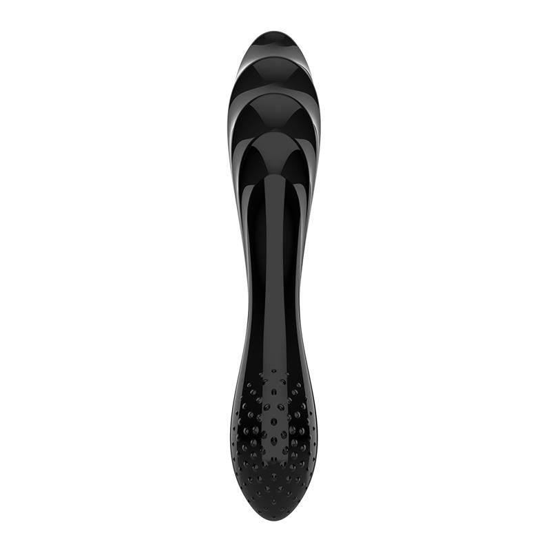 SATISFYER - ESTIMULADOR DE CRISTAL DAZZLING CRYSTAL 1 HOT AND COLD NEGRO